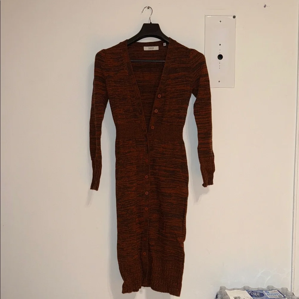 Joie Ebba Arabian Spice Sweater Wool Dress - Picture 5 of 7